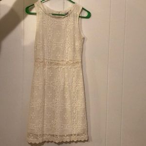 Ivory lace dress